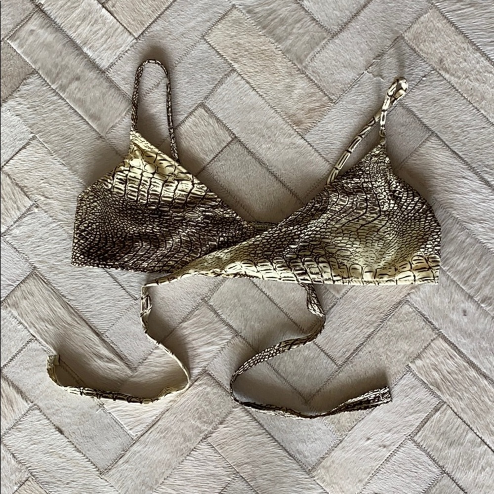Orchid Label by Sabz Wrap Bikini Top